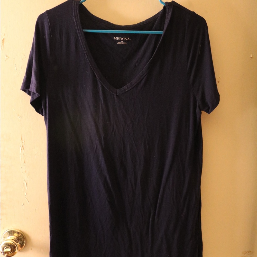 Navy Blue Vneck